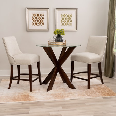 3-Piece Counter Height Dining Set