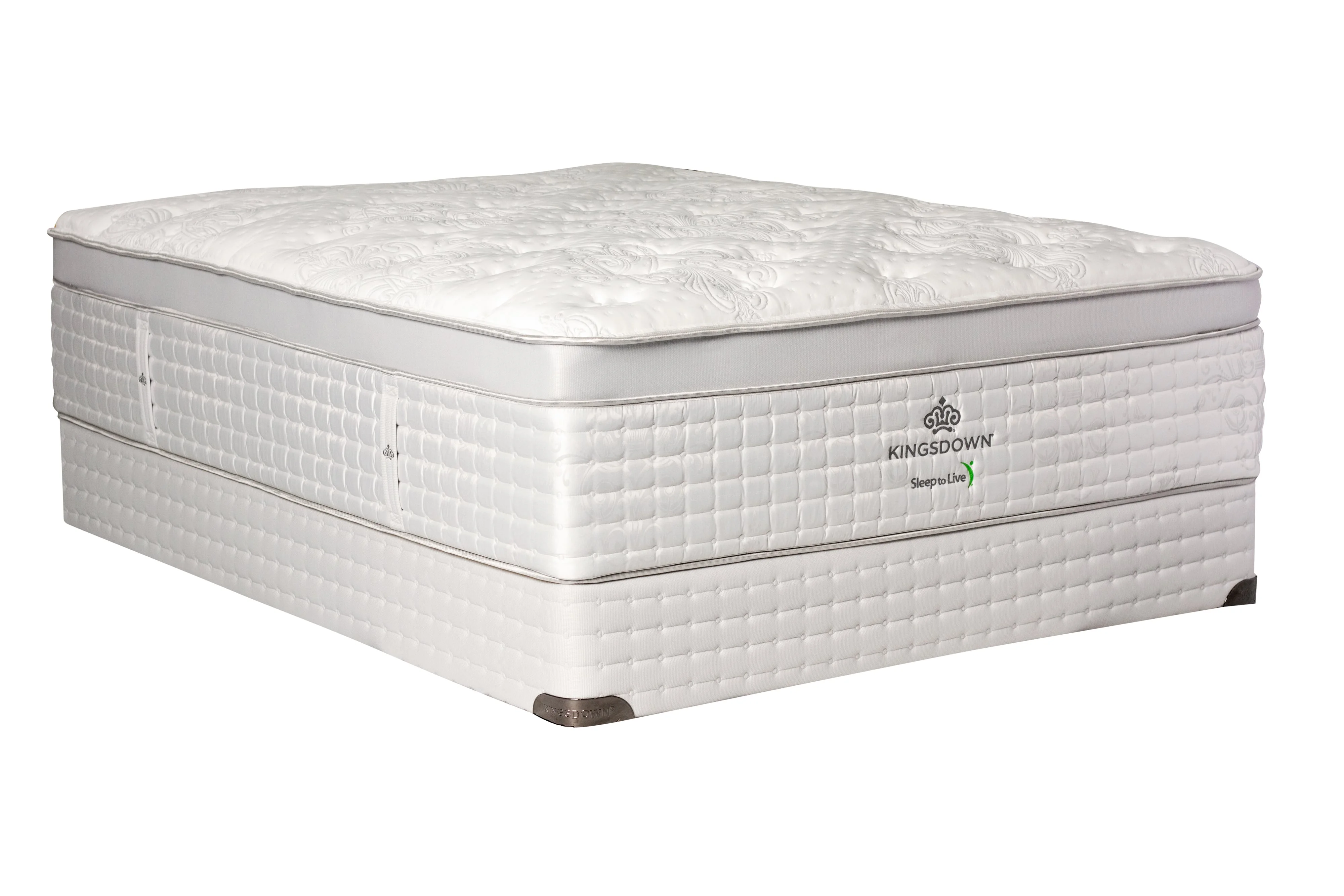 Kingsdown Sleep to Live 12000 Gold 52210Q Queen Euro Top Soft Mattress Weinberger's Furniture