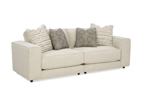 Contemporary Modular Sofa with 2 Seats