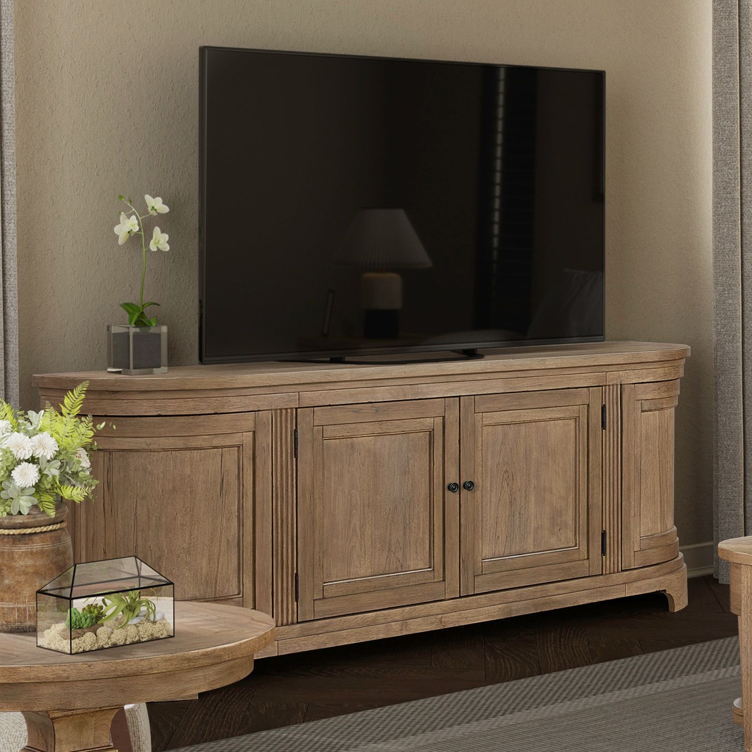 Liberty Furniture Haven Hills 82" 4-Door TV Console