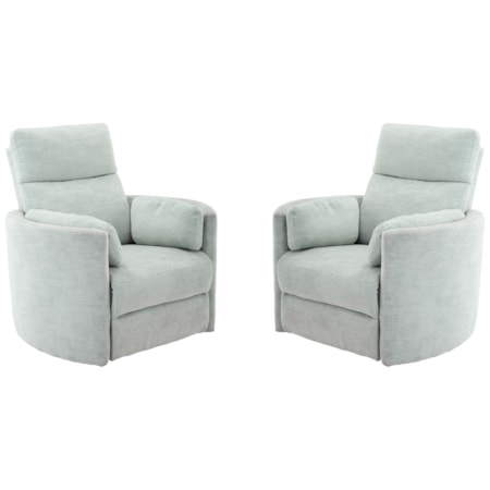 Power Swivel Glider Recliner (Set of 2)