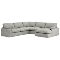 5-Piece Sectional with Chaise