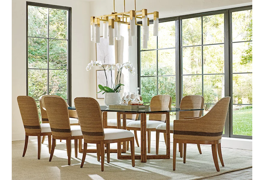 Palm Desert Dining Set by Tommy Bahama Home at Baer's Furniture