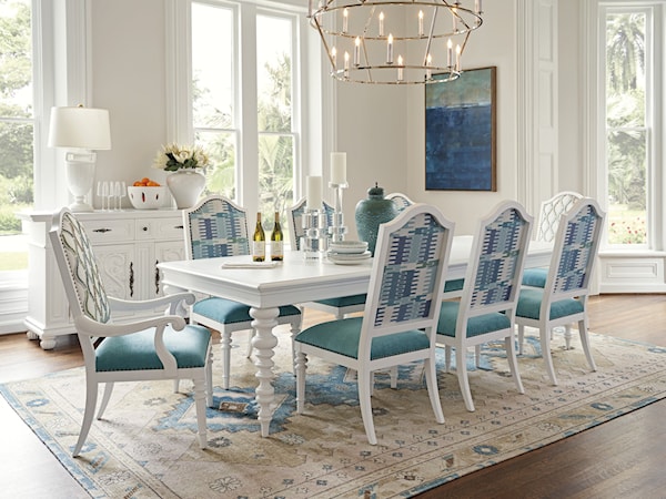 7-Piece Dining Set with Rectangular Table