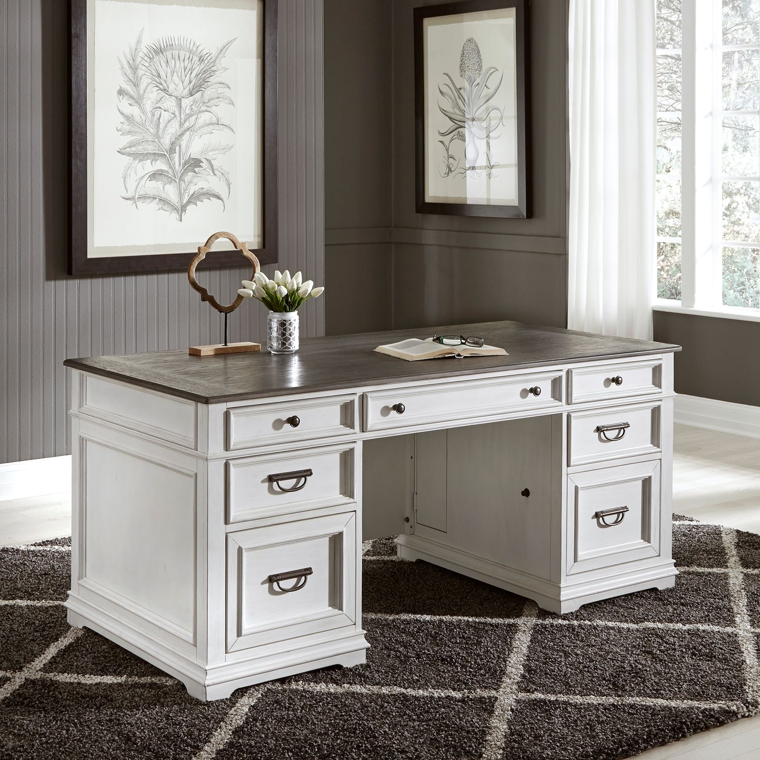 Liberty Furniture Allyson Park Executive Desk