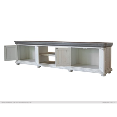  93-Inch TV Stand with Storage