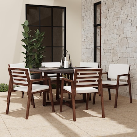 Outdoor Large Round Dining Table