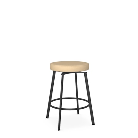 Upholstered Counter Height Swivel Stool
