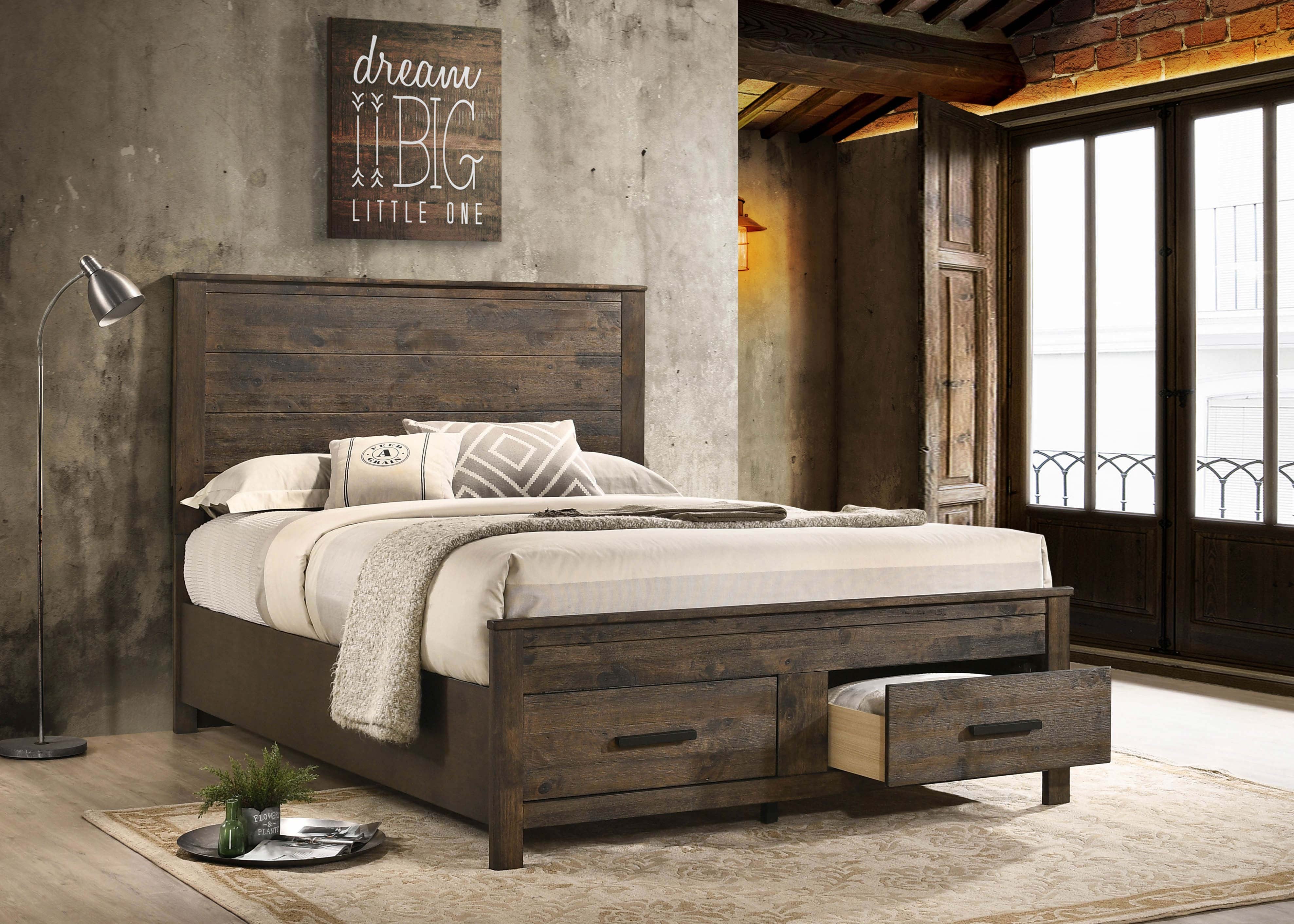 Woodmont King Storage Bed