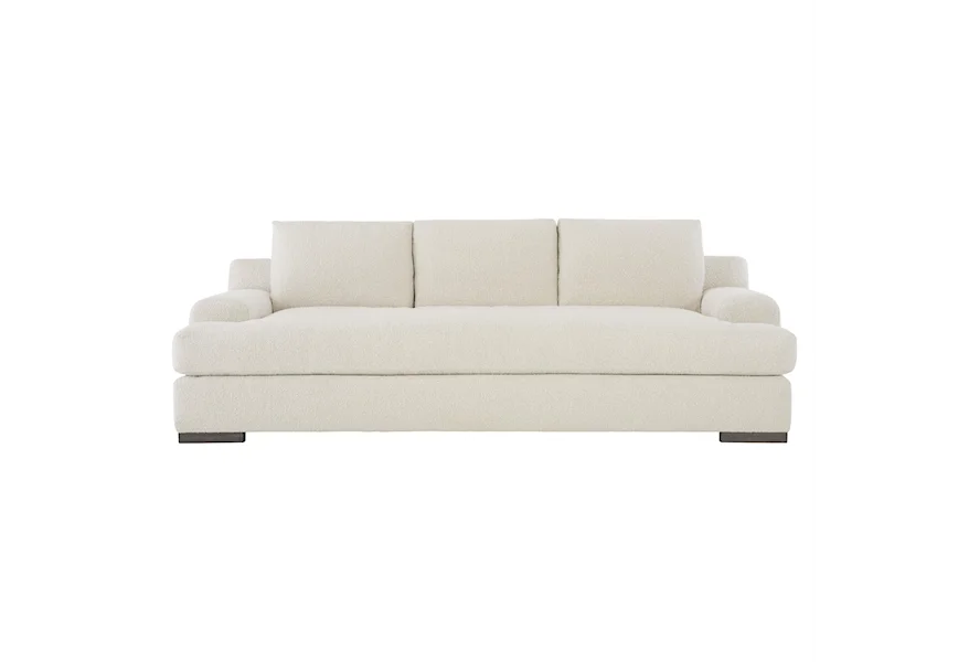 Interiors Andie Leather Sofa Without Pillows by Bernhardt at Baer's Furniture