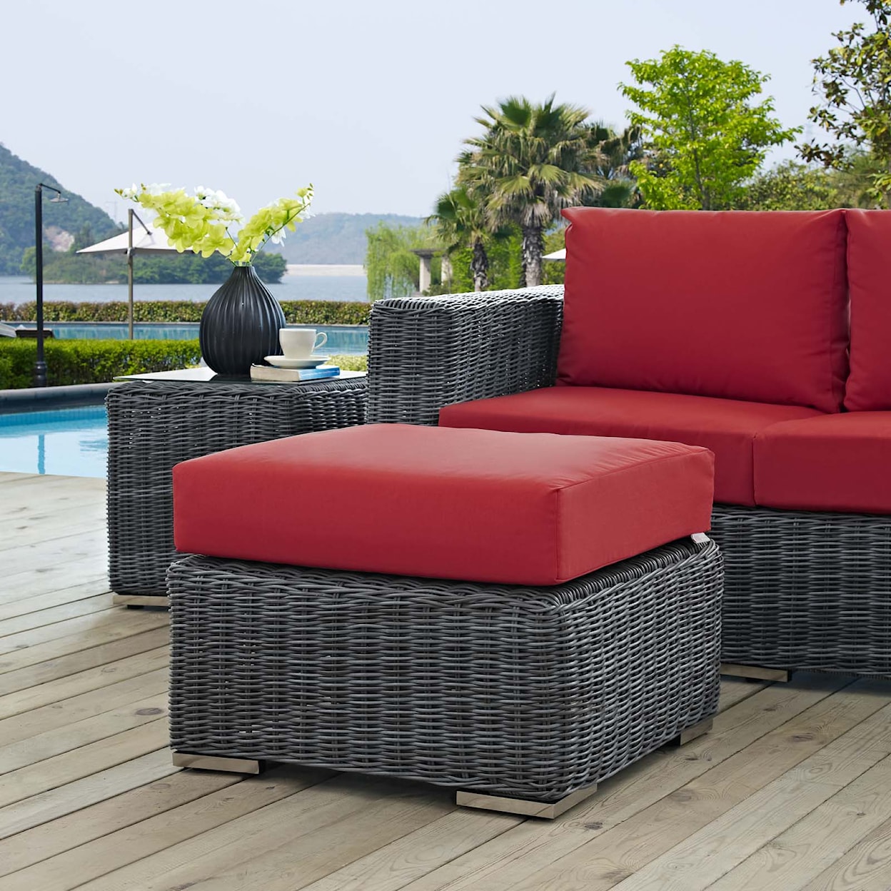 Modway Summon Outdoor Ottoman