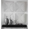 Uttermost Portside Portside White Wood Wall Panel