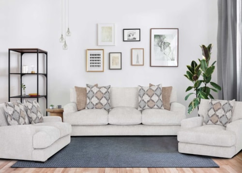 Contemporary 3-Piece Living Room Set