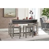 Hammary West End Bar Console w/ 3 Stools