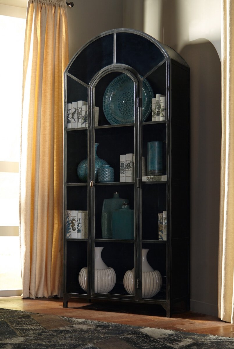 Four Hands Belmont VBEL Arched Metal Cabinet