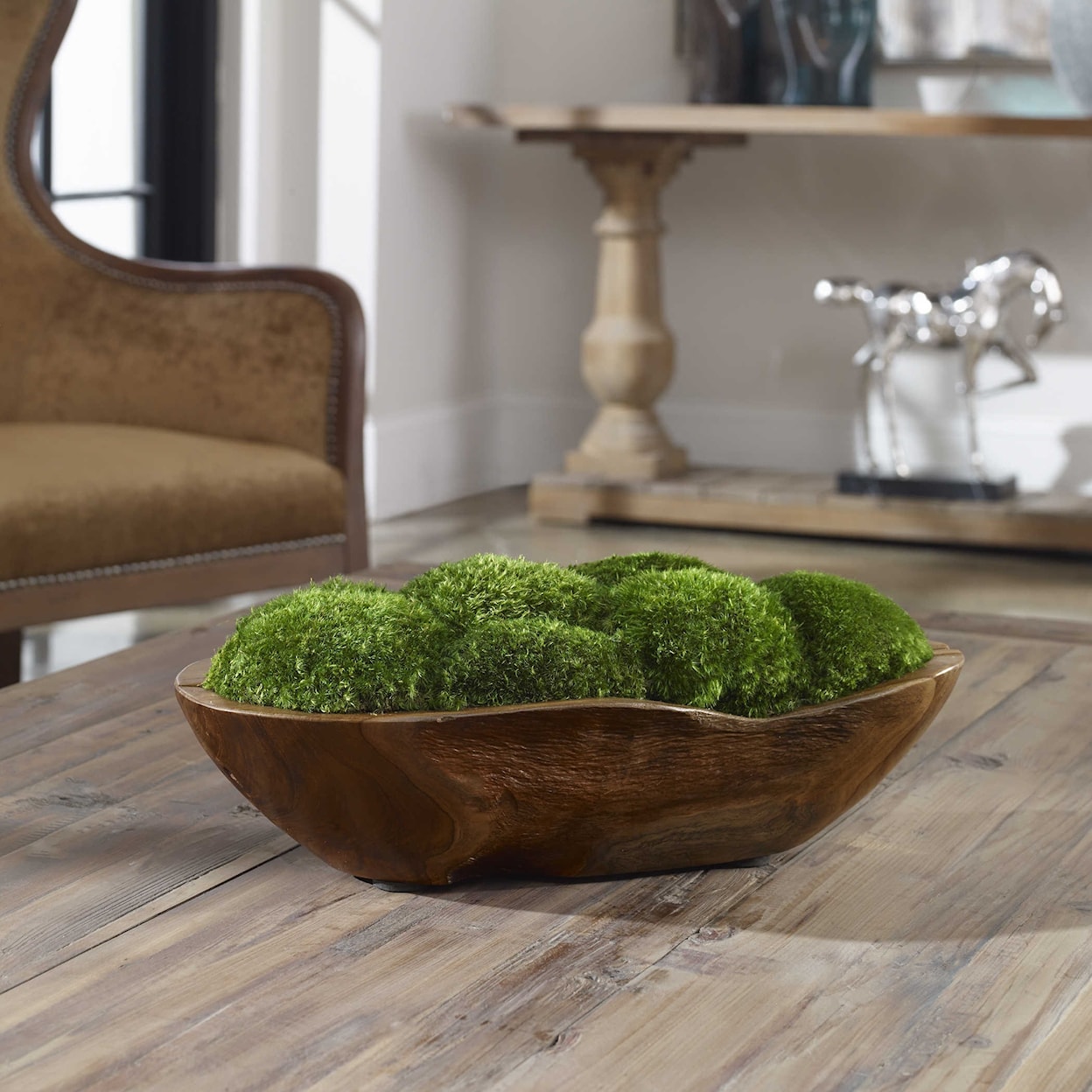 Uttermost Accessories Kinsale Moss Centerpiece