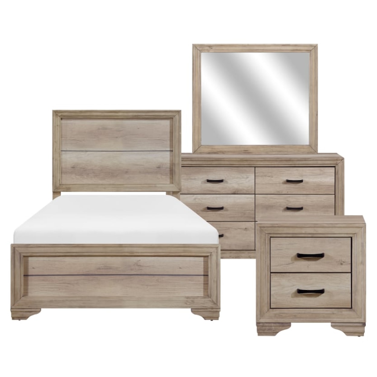 Homelegance Furniture Lonan 4-Piece Bedroom Set