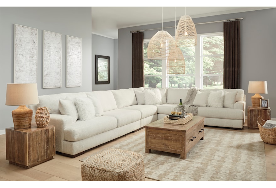 Ashley (Signature Design) Zada 4-Piece Sectional | Johnny Janosik | Sectional - Sofa Groups