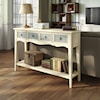 Accentrics Home Accents Two Tone Distressed Console Table
