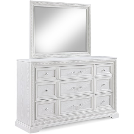 Dresser and Mirror