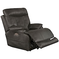 Power Lay Flat Recliner with Power Headrest, Power Lumbar and Extended Ottoman