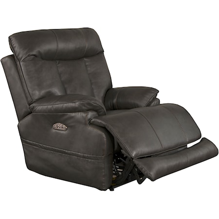 Power Lay Flat Recliner with Power Headrest, Power Lumbar and Extended Ottoman