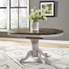 Liberty Furniture Carolina Crossing Oval Pedestal Dining Table