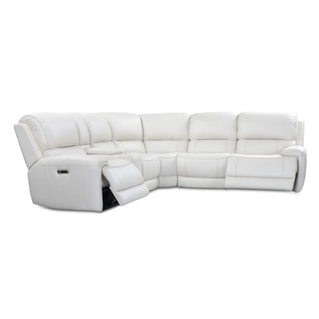 6 Piece Modular Power Reclining Sectional