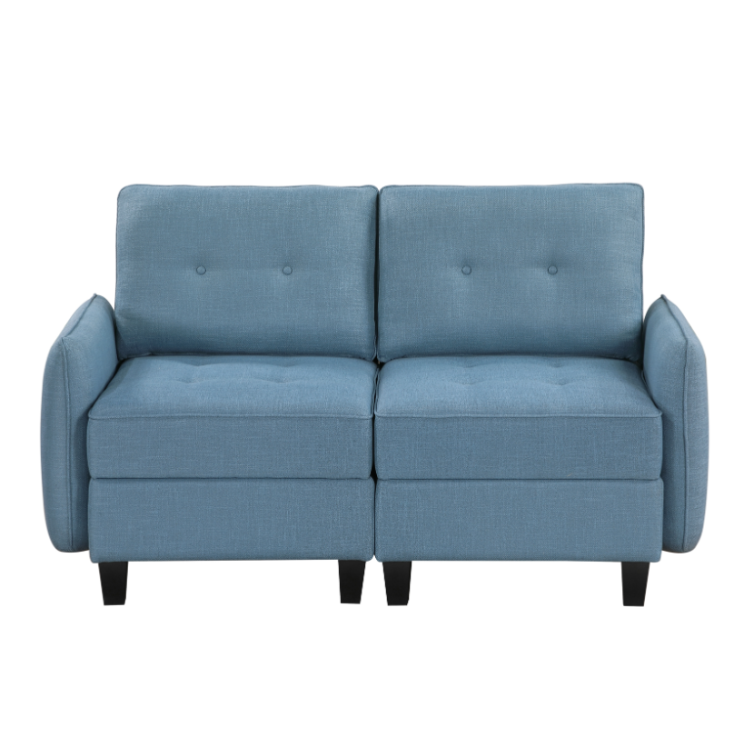 Loveseat with Hidden Storage