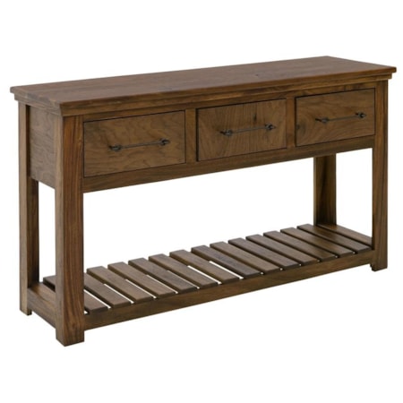 3-Drawer Sofa Table
