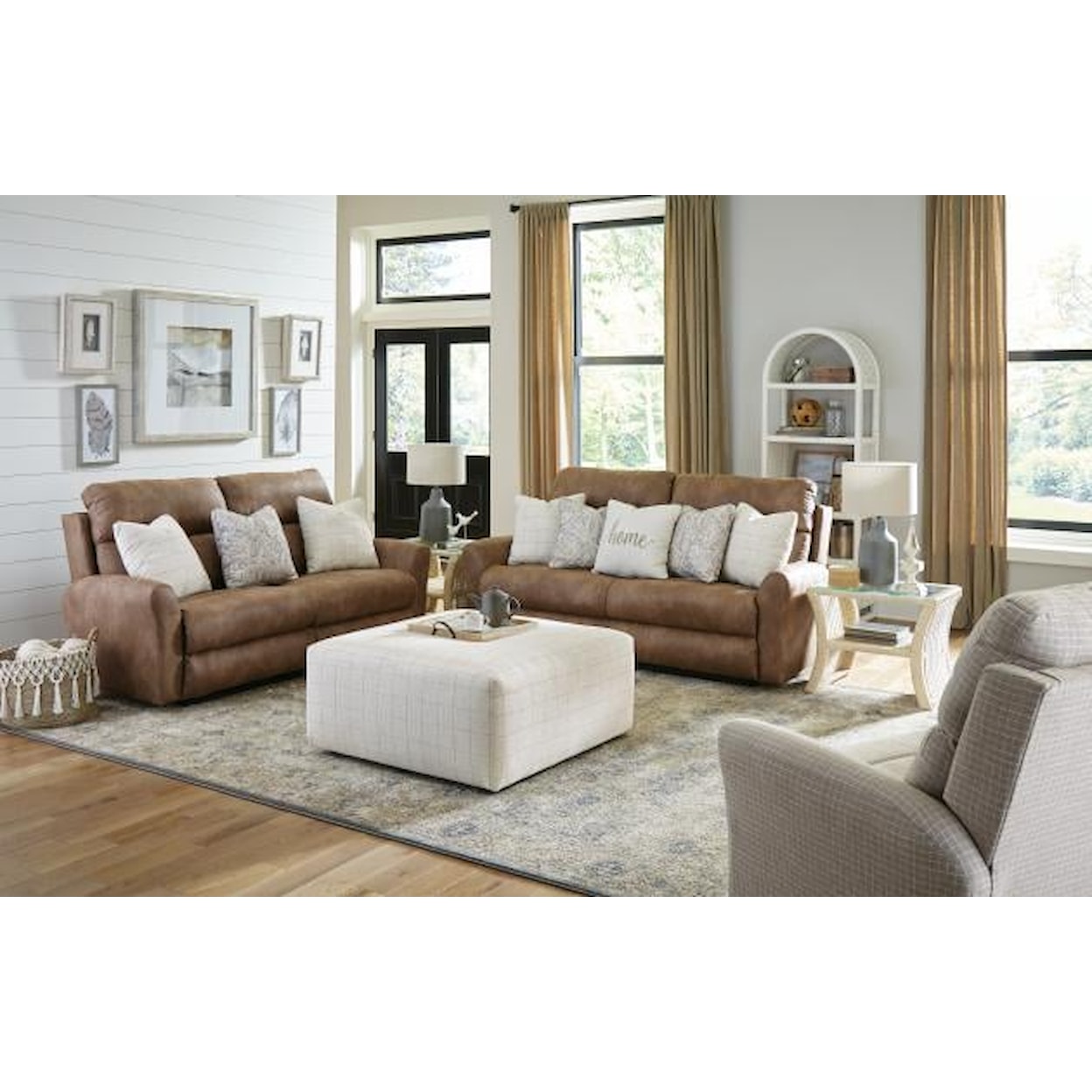 Catnapper 388 Justine Lay Flat Reclining Loveseat