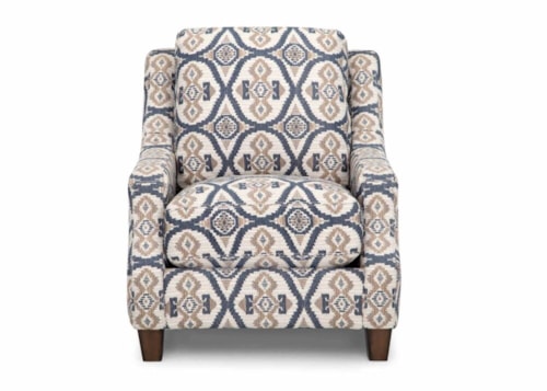 Transitional Accent Chair with Tapered Legs