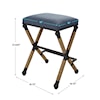 Uttermost Firth Firth Rustic Navy Counter Stool