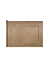 Home Classic Allegra Transitional King Panel Bed with Footboard Storage