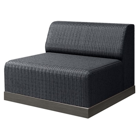 Padded Armless Chair