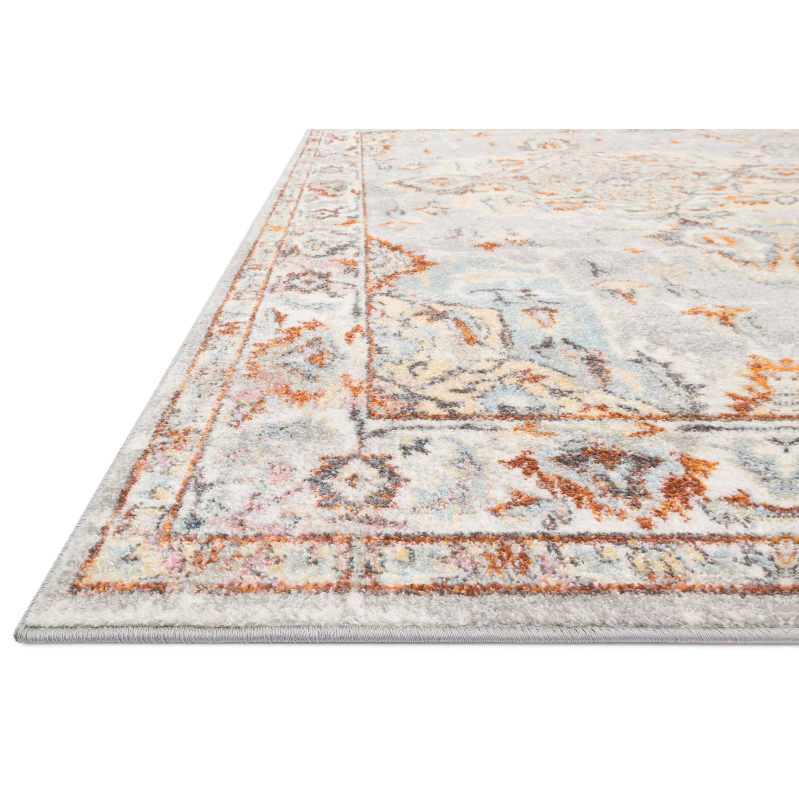 7'10" x 10'6" Grey / Ivory Rug