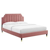 Performance Velvet King Platform Bed