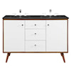 Modway Transmit 48" Double Sink Bathroom Vanity