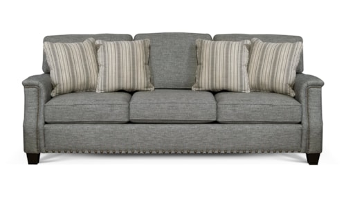 Transitional Sofa with Nailhead Trim