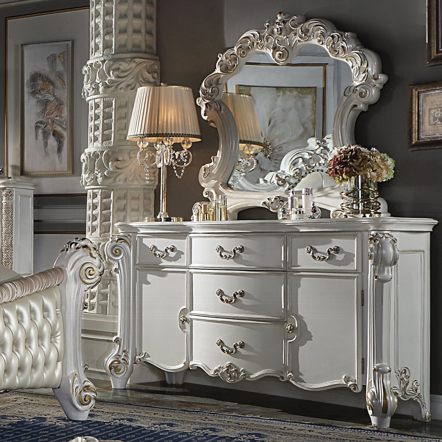 Acme Furniture Vendome 5-Piece Queen Bedroom Set