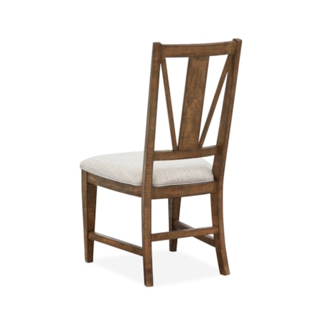 Dining Side Chair w/ Upholstered Seat