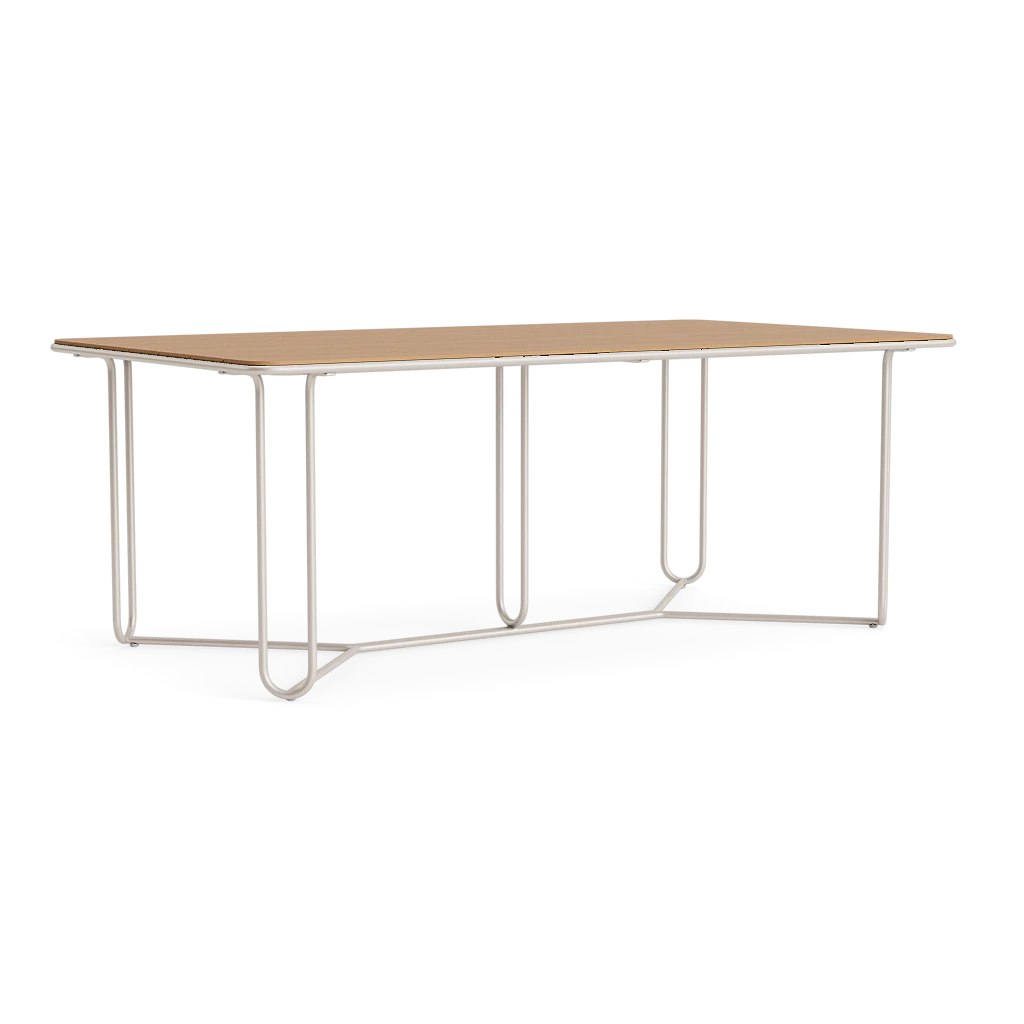 Brown Jordan Walter Lamb 5-pc. Aluminum Dining Set w/Teak Top Table