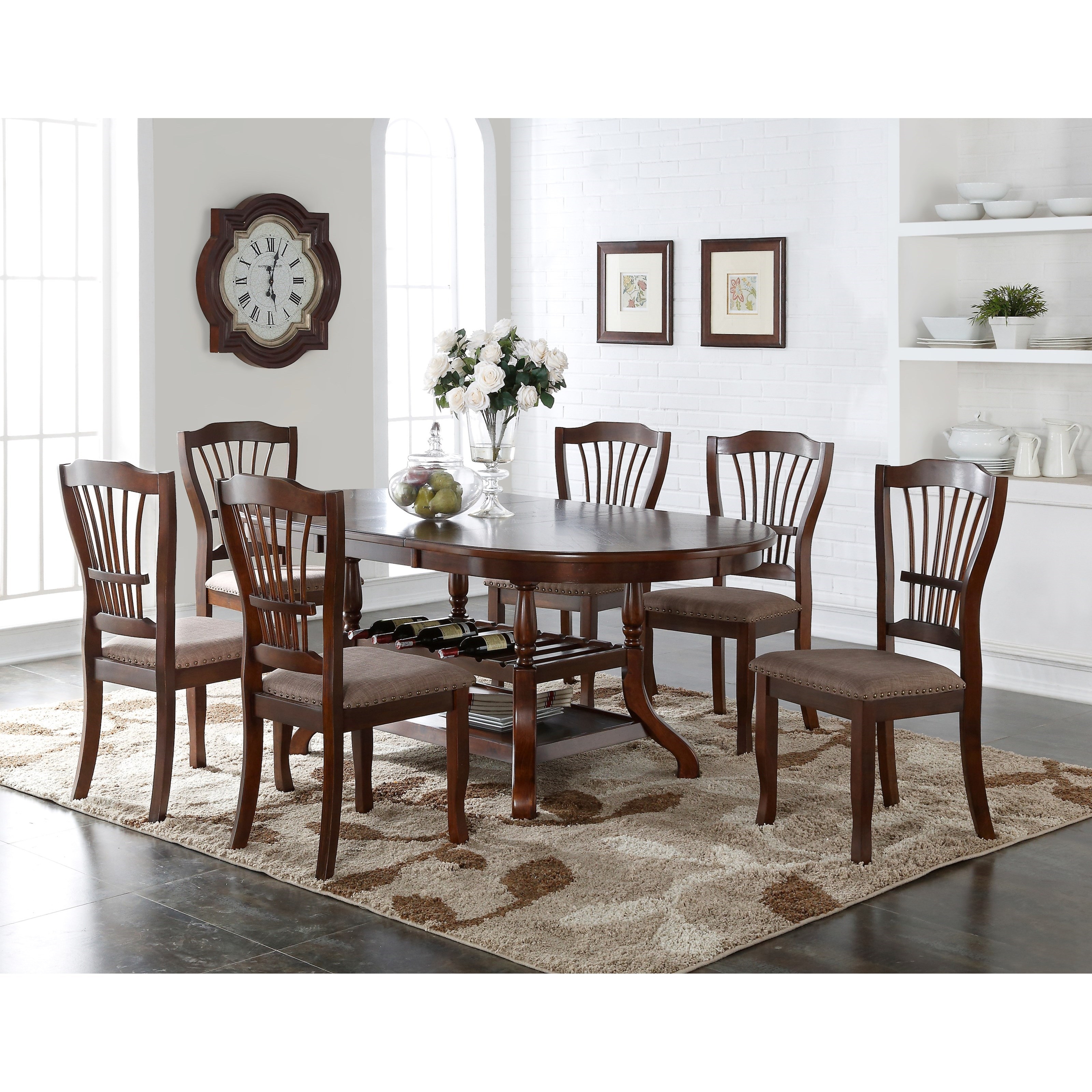 BEFORE ESPRESSO 7 PIECE DINING SET | *
