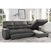 Homelegance Furniture Michigan 2-Piece Sectional with Pull-out Bed