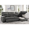 Homelegance Michigan 2-Piece Sectional with Pull-out Bed