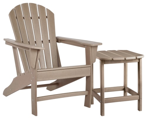 Adirondack Chair With End Table