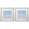 Uttermost Framed Prints Sea Glass Sandbar Framed Prints, Set/2