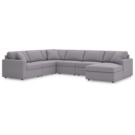 6-Piece Sectional With Chaise