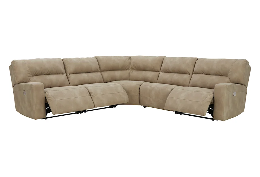 Next-Gen DuraPella 5-Piece Power Reclining Sectional by Signature Design by Ashley at Royal Furniture