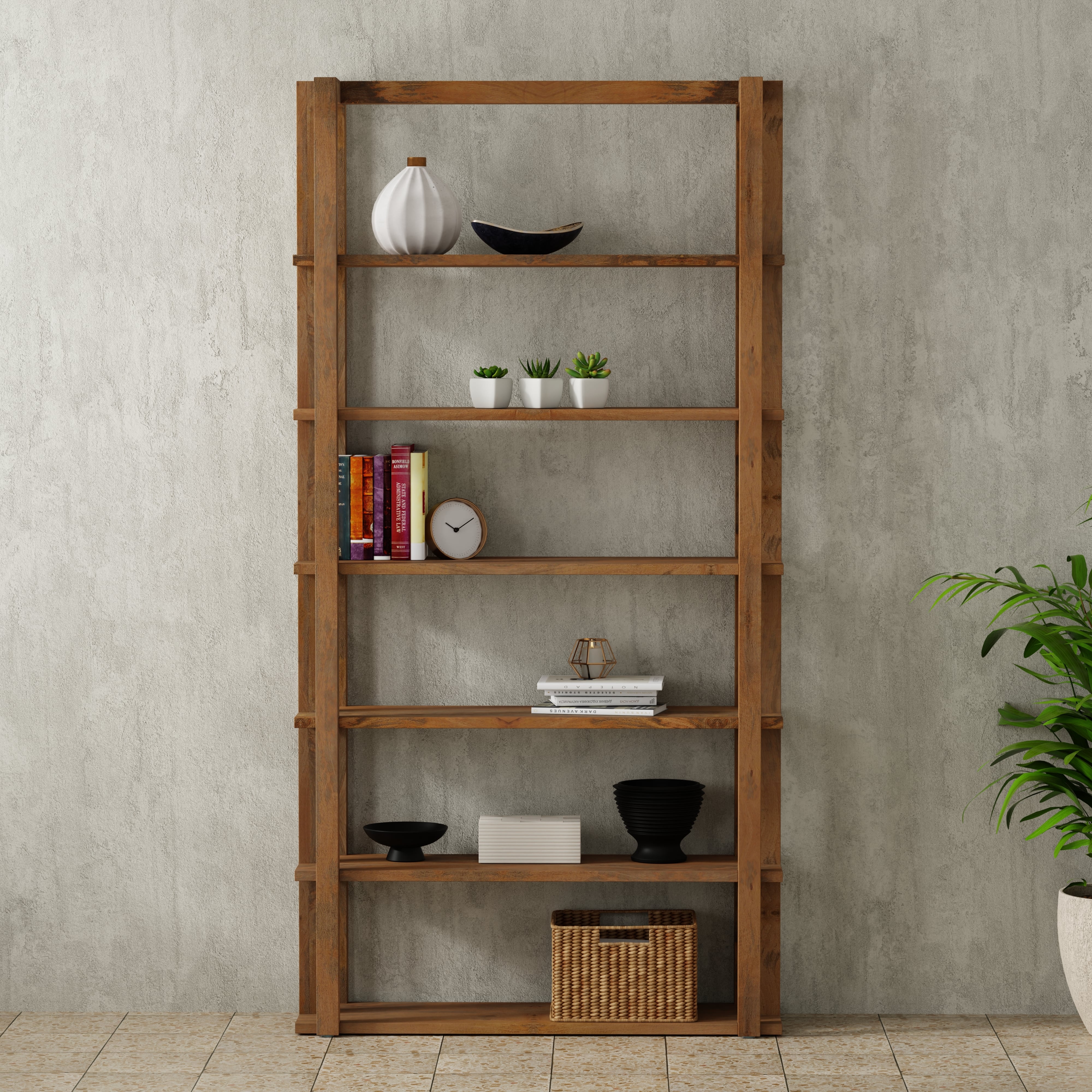 6-Shelf Bookcase